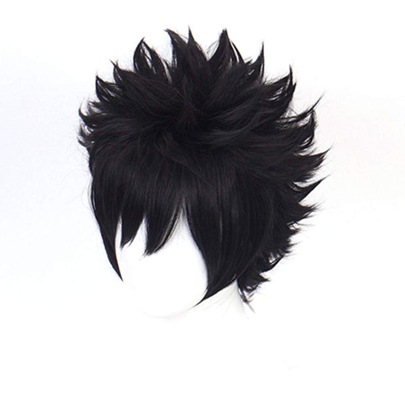OSIAS Anime Cosplay Wig, Dabi, Heat Resistant Synthetic Wavy Hair, One Size, Adult Male, Halloween, Cosplay, Party, Concert, Wedding, Dating - Image 2